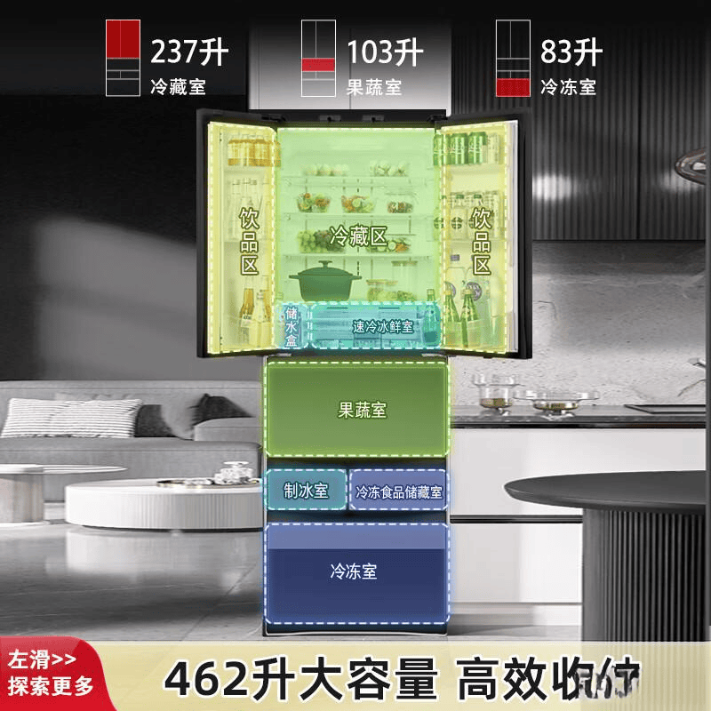 箱推荐！10款值得入手的冰箱推荐！j9国际站2025年性价比高的冰(图4)